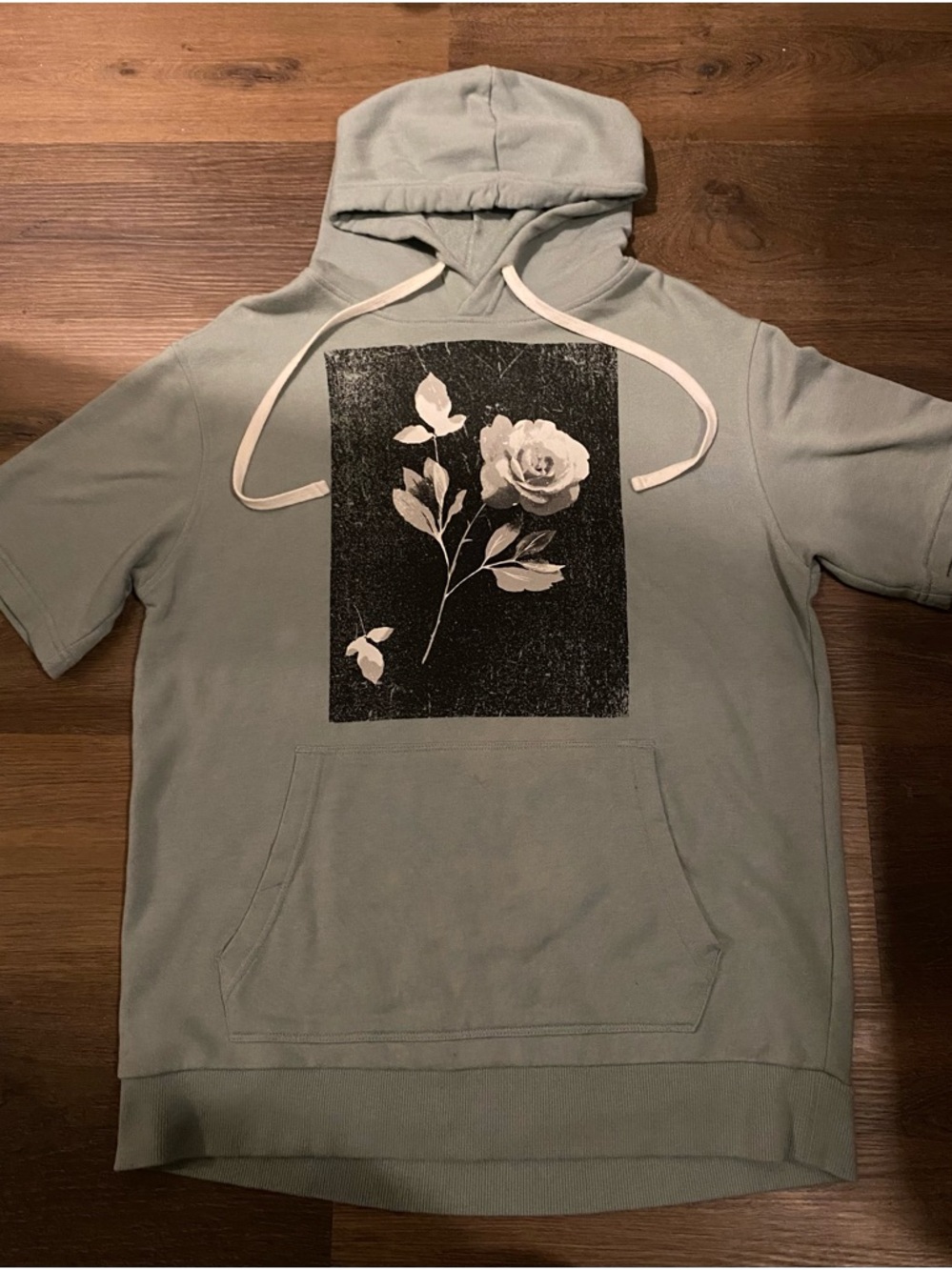 No Boundaries Sage Green Hooded Top